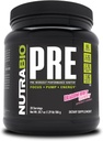 NutraBio Pre Workout Powder - Gamle formler - Vedvarende energi, Mental Focus, Endurance - Beta Alanine, Kreatin, Koffein, Elektrolyter - 20 Servere - Dragonfrugt Candy