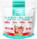 Granit Kosttilskud Vaso Blast, Rainbow Candy Flavor, Stimulant- Free Pre Workout for Mænd & Kvinder med Grapeed Extract, Arginin Nitrit, & VasoDrive- AP for Max Pump (20 Servere)