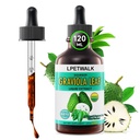 4 Fl Oz Soursop Graviola Leaf Extract Liquid Drops - Natrual Guanabana blade Drop - Organic Soursop Bitters Liquid Oil, 98% Absorption, 120ML Big Capacity