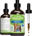 Pet Wellbeing Sund Gummer for Hunde - Gums & Dental Health, Oral Care, Sund ånde, Coenzym Q10, Zink Oxide, Calendula, Marshmallow Root - Veterinarian- Formuleret Holistisk tematisk 4 oz (118 ml)