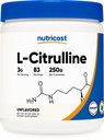 Nutricost Pure L- Citrullin (base) Pulver 250 Grams