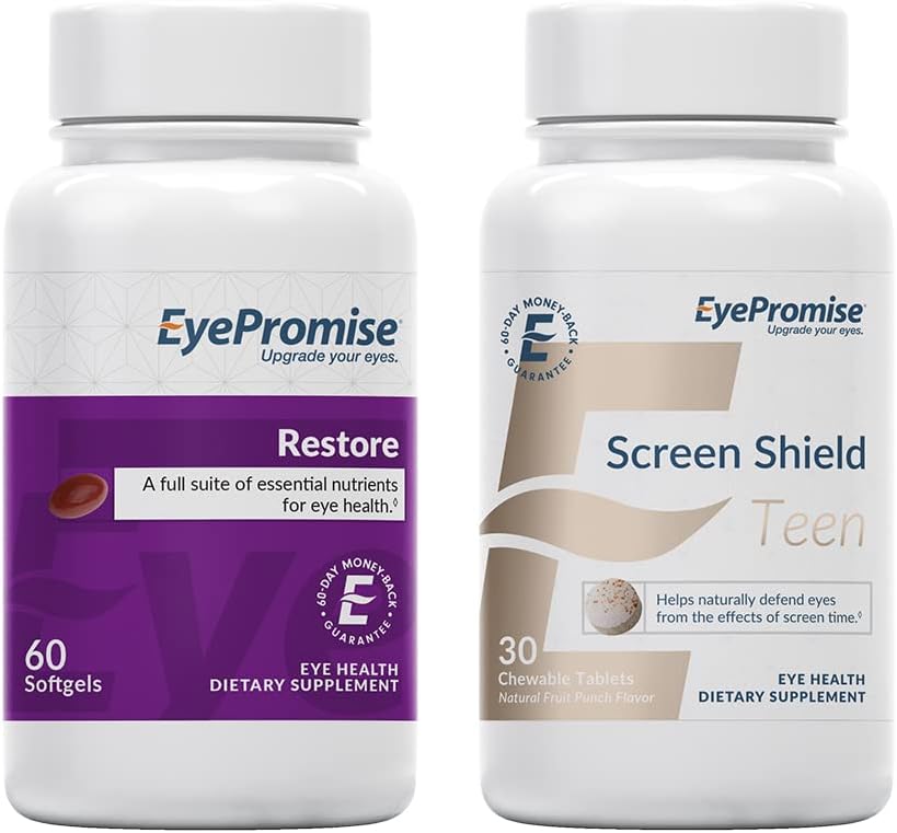 Øjenløfte Gendanne Macular Health supplement Screen Skjold Teen Chewable Eye Vitamin