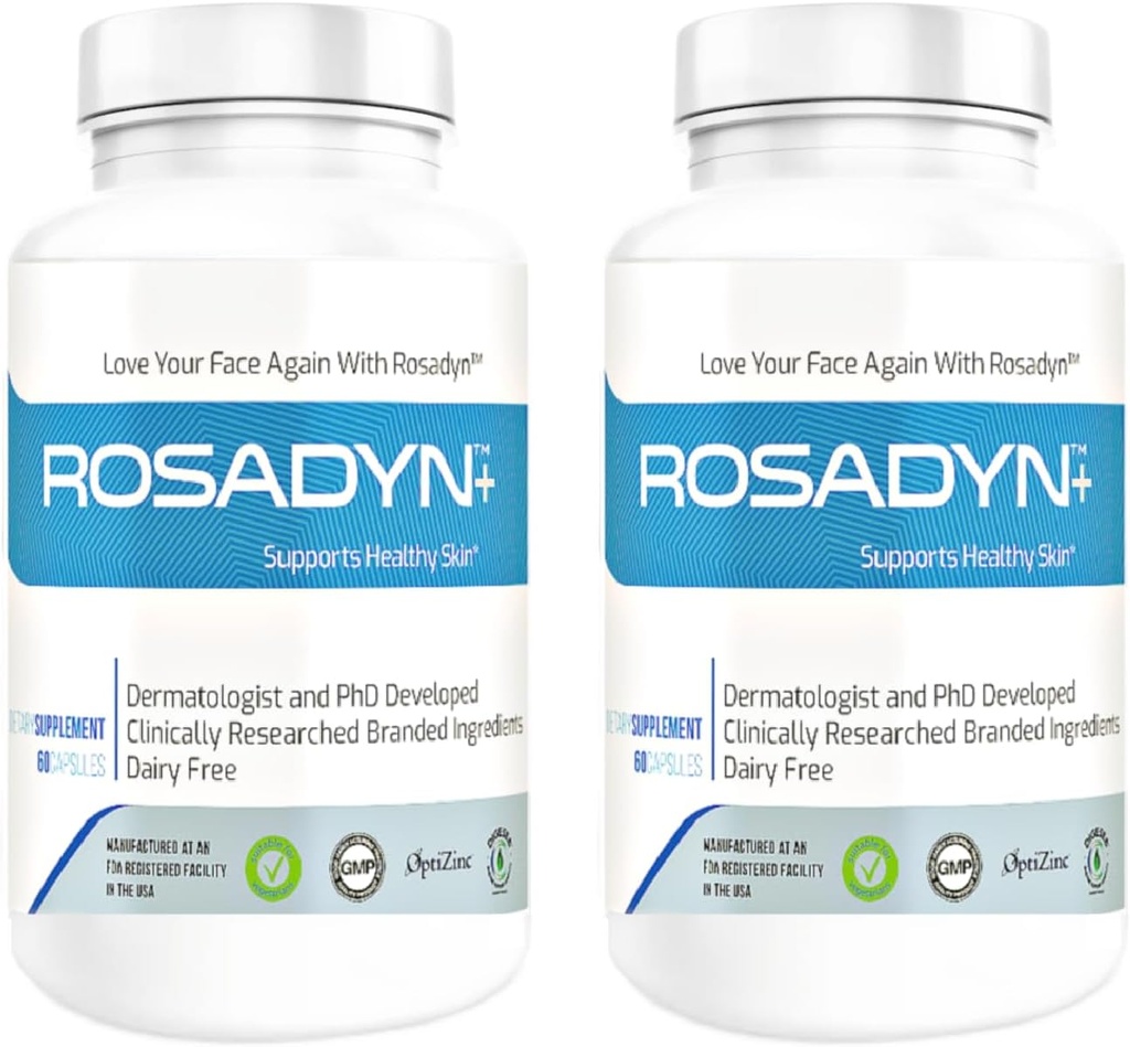 Rosacea hudpleje supplement til rødme af ansigt, øje og næse Budding124; Mål Rodårsagen til symptomer