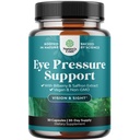 Eye Pressure Support med Bilberry Extract - Vegansk Eye Health Supplement for voksne til Okulær Pressure Relief med Saffron Ginkgo Niacin og mere Vision Vision Support (1 måned Tilgang)