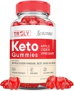 Truly Keto ACV Gummies Advanced Formel 1000MG Truly Keto Gummies Apple Cider Vincipeter Formuleret med Pomegranat Beet Juice Powder B12 Vegan Non GMO 60 Gummys