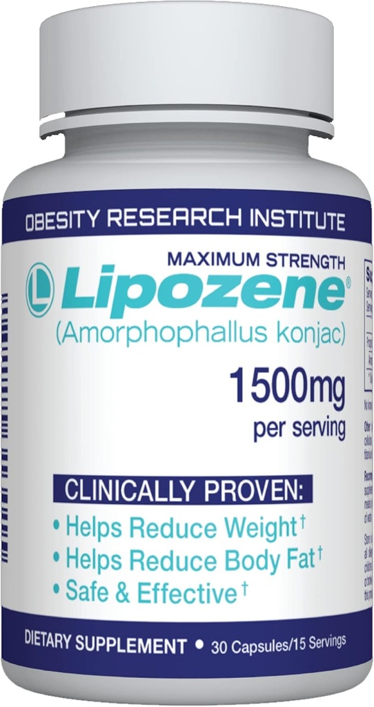 Lipozene ® Diet vægttab kosttilskud - 1 flaske 30 kapsler -