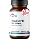 Design for sundhed Resveratrol Supreme - Trans Resveratrol fra japansk Knotweed + Quercetin - Sund aldring + Kardiovaskulær Support, Non- GMO (60 kapsler)