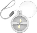 Holdbar Pill Splitter, Præcise Dual- Blade Aluminium Pill Cutter til små & store piller, Kompakt Pill sag med Lanyard til rejser, Daglig brug