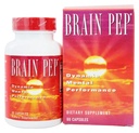Natural Balance Brain Pep Budd124; Brain Function Supplement med Ginkgo Biloba, Kola Nut Budd124; Hjælper support forbedret hukommelse, fokus & mental Clarity