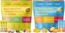 Keto Vitals Tropical & Original Assorted 2 Pack Bundle Electrolyte Powder Bundle - Variety Pack of Tropical and Original Flavors - 124; Sugar Free, Zero Calorie, Zero Carb - 124; Easy Travel Stick Packs - 124; Ket