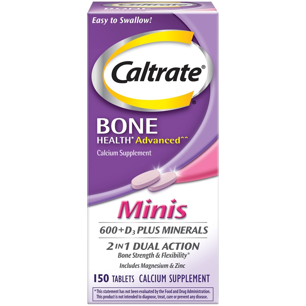 Caltrat Minis Calcium & D3- vitamin tabletter 150 CT (PAKNING MED 2)