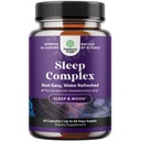 Natures Craft Natural Genopfriskende Sleep Formel - Understøtter sund hvile - Non Addictive Supplement - Magnesium L- Theanine GABA - Pure Herbal Ingredients