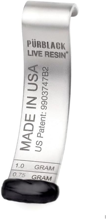 Pürblack ® Pürscale til Shilajit - Patenteret Resin Measurement Tool med Spoon 124; Sikrer Præcise Dosing, Self- opløsning, Tidsbesparende, Odor Neutralizing 124; Håndværk piller Straks til øjeblikkeligt forbrug