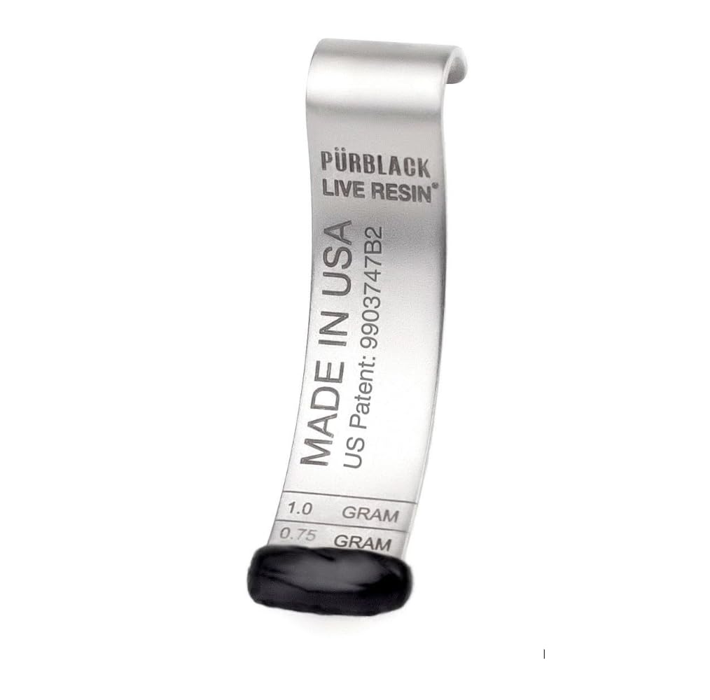 Pürblack ® Pürscale til Shilajit - Patenteret Resin Measurement Tool med Spoon 124; Sikrer Præcise Dosing, Self- opløsning, Tidsbesparende, Odor Neutralizing 124; Håndværk piller Straks til øjeblikkeligt forbrug