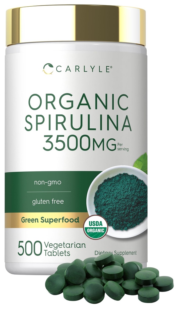 Carlyle Organic Spirulina Tablets 3500mg