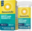 Renew Life Mænd pleje Probiotiske kapsler, Understøtter Herre fordøjelsesbesvær, Colon, immunforsvar og luftvejssygdomme, L. Rhamnosus GG, Dairy, Soy og gluten- fri, 90 Millioner CFU, 30 Greve