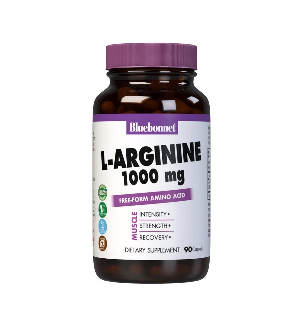 BlueBonnet L- Arginin 1000 mg kapsler, 90 Tælling