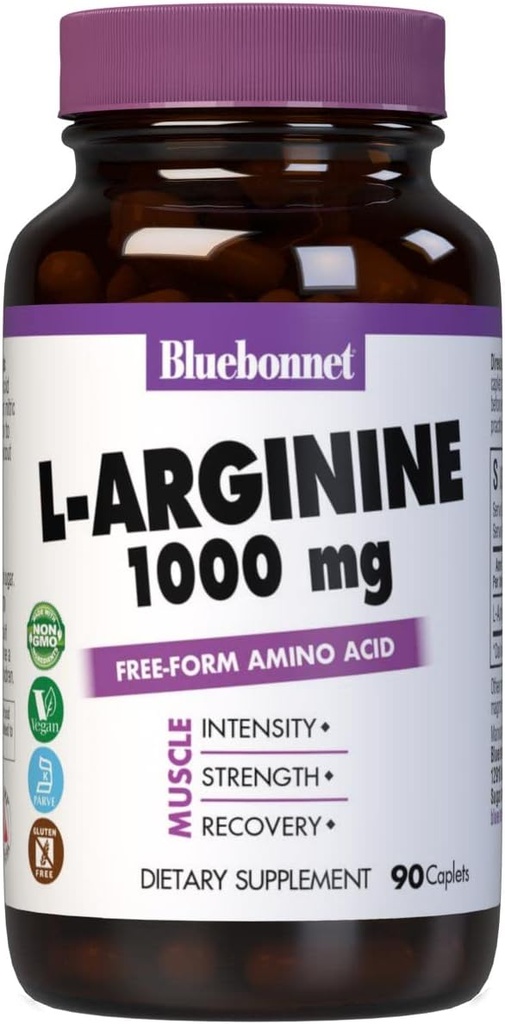 BlueBonnet L- Arginin 1000 mg kapsler, 90 Tælling