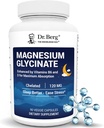 Dr. Berg Maksimal styrke 4- in-1 Chelated Magnesium Glycinate med ren, potent & Pure Ingredients
