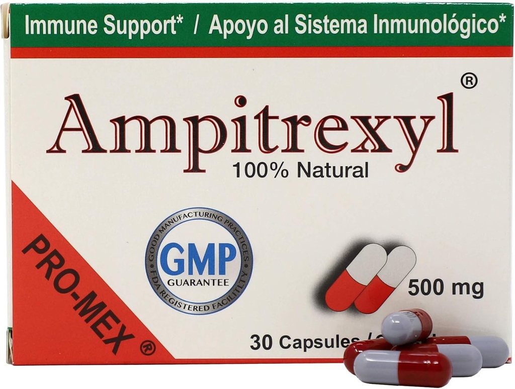 Formel 100% Natural, hjælper dig med at understøtte dit immunsystem, antioxidant, 30 kapsler, 500 mg, Box