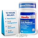 Tidsmæssigt syrereduktion Famotidin 20mg - Anatcid syre Retlux Medicin for Heartburn Relief og Syre fordøjelsessymptomer - 200 tabletter