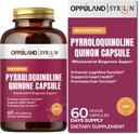 Pyrroloquinolin Quinone- PQQ Supplement 20 mg- Understøtter hjerte sundhed * -Gluten- fri, Non- GMO, Vegetar- 60 Veg kapsler