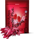 PowderVitamin Electrolytes Powder Plus (100 Servere) Hibiscus Electrolyte Powder Zero Calorie Keto, 0 Sugar, No Maltodextrin, 1000mg Kalium, 120mg Calcium, 120mg Magnesium, Hydrationspulver