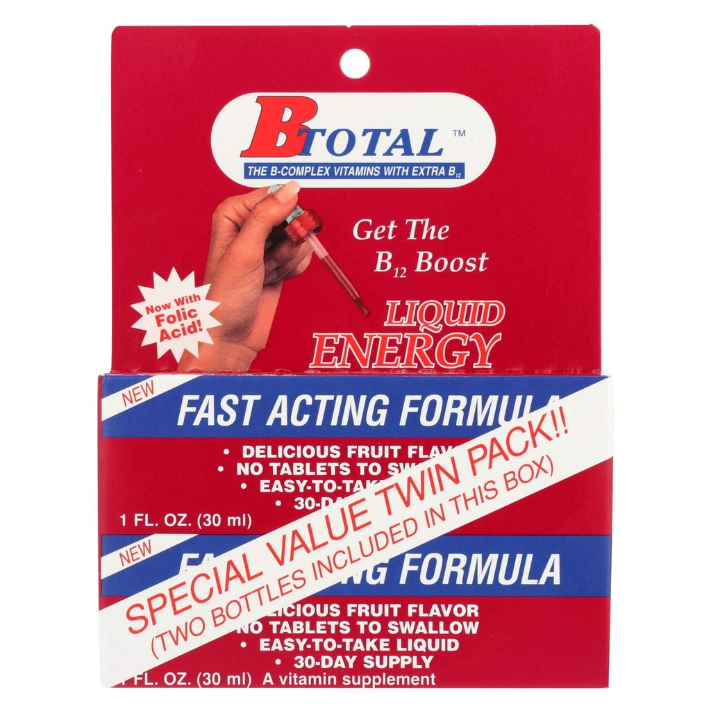 Sublingual Products B- Total Twin Pack - 2 fl oz