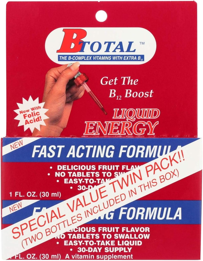 Sublingual Products B- Total Twin Pack - 2 fl oz