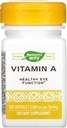 Nature 's Way Vitamin A, High Potency, Understøtter sund øje funktion *, 3.000 mcg pr Serving, 100 Softgels (Packaging May Vary)