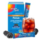 Supplement Focus Sugar Free Dietary Supplement Drink Mix med Ashwagandha, Lions Mane, B Vitamin B1 B2 B3 B5 B6 B12, for Kognitiv Performance & Clarity BlackBerry, 21 Day Supply