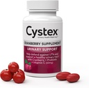 Cystex Cranberry Urinary Health Supplement - 3-in-1 UTI Beskyttelse med Probiotika, Prebiotika, & C-vitamin - Understøtter vaginal pH, Gær Balance, & Urinary Health - Fast- Fungerende - Sukkerfri - 75-Greve