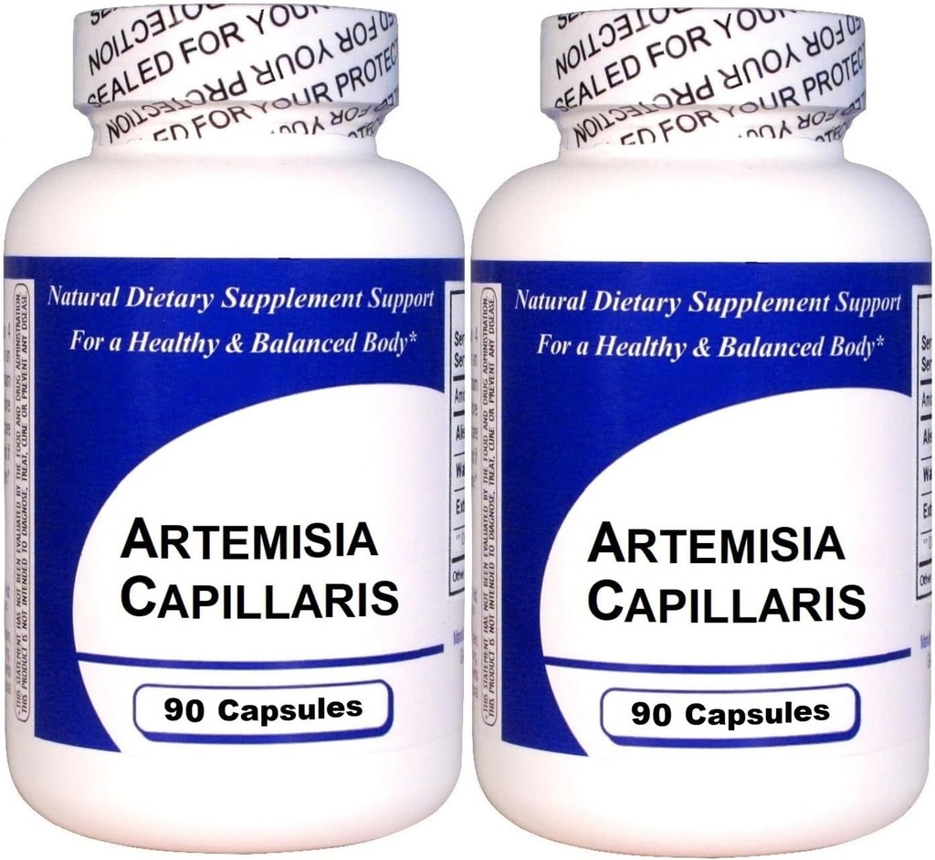 Artemisia Capillaris (90 Capsules)-Concentrated Herbal Extract - Dietary Supplement - 2 Pack