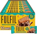 FULFIL Protein Snack Barer, Chokolade Saltet Caramel Flavored, Gluten Free med 15g Protein, Pantry Staples, 12 Greve