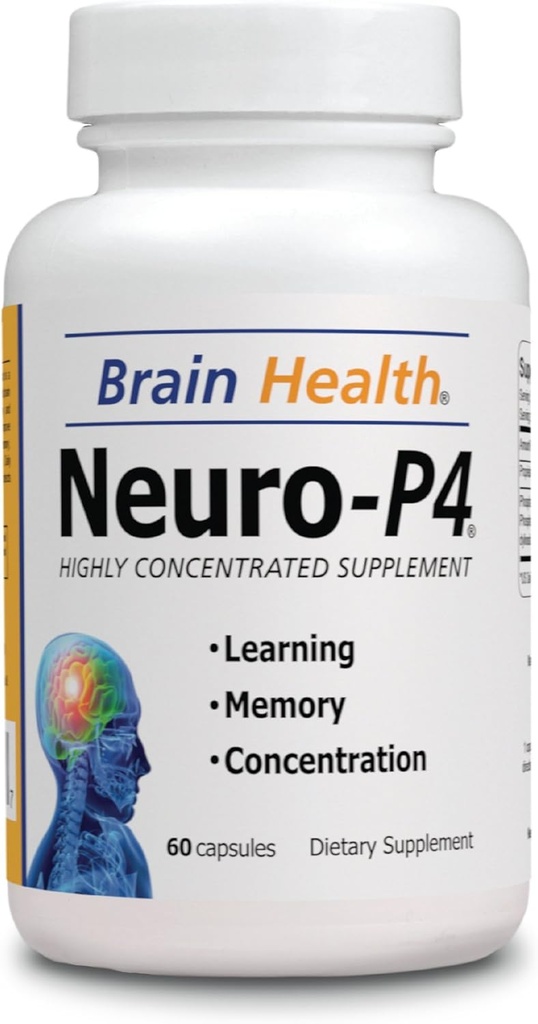 Neuro P4- 60 Caps - Højt koncentreret supplement - 100% naturligt kosttilskud