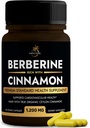 Berberine tillæg med Ceylon Cinnamel Beeg 124; Berberine HCL 1,200mg Plus Ceylon Cinnamel fra Sri Lanka for hjertesundhed, vægttab & immunsupport124; Non- GMO, Lab Testet, Zero Fillers Beeg 124; 120ct.