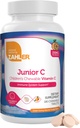 Zahler Junior C Advanced Chewable C-vitamin til børn - immunforsvar Kids Vitaminer i lækker Orange Flavor - Kosher Kids C-vitamin til immunitet - C-vitamin C Chewable Antioxidant - (180 Greve)