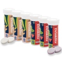 Drinklits Ginger- Lime Electrolyte Hydration & Strawberry Immunity Tablets (6) Tube Combo Pack C124; Great Taste - Gluten Free - Daily Use C124; 60 Servering (10 tabletter Per Tube)