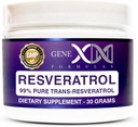 GENEX Trans Resveratrol 1000mg Powder Servering 99% Pure Mikroniseret Farmaceutisk Grad 124; 30 Serveringer / 30Grams