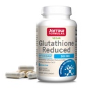 Jarrow Formulas Glutathione Reduceret 500 mg - 60 Veggie kapsler - Intracellulær antioxidant - Kvalitet Glutathion kosttilskud - Understøtter genanvendelse af Vitamin C & E - Non- GMO - Gluten Free - Vegan