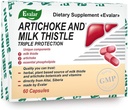 Evalar Milk Thistle Artiskoke Urter Siberian 60 Tabs