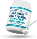 Bio Absorb Marine Collagen Powder, Extra Strength w / Peptan (Type 1 Hydrolyzed Collagen Peptider), 15 oz, 42- Day Supply