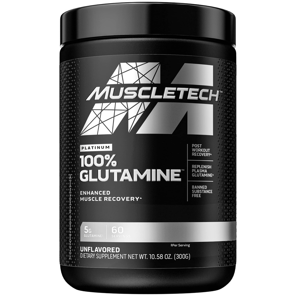 Muscletech Whey Protein Powder & Glutamin Powder for Muscle Building, Styrke og Inddrivelse