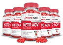 (5 Pack) Keto Rush Keto ACV Gummies Advanced Formel 1000MG Keto Rush Keto Gummies Apple Cider Vinegar Boost Formuleret med Pomegranate Beet Juice Powder B12 Vegan Non GMO 300 Gummys