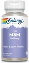 SOLARAY Pure MSM Capsules, 1000 mg, 60 Greve