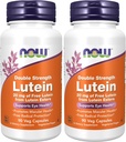 Now Supplements, Lutein 20 mg med 20 mg Free Lutein fra Lutein Esters, 90 Veg Kapsler (pakke med 2)