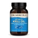 Dr. Mercola Antarktis Krill Oil - 1.000 mg - Omega-3 tillæg med EPA & DHA - understøtter hjerne, hjerte, fælles & immunforsvar - GMO- fri, Gluten- fri & soy- fri - 60 kapsler (30 servere)