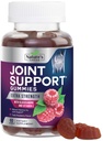 Fælles støtte Gummies ekstra styrke Glucosamin Gummy tillæg med E-vitamin - Naturlig brusk & fælles sundhed & fleksibilitet support, bedste støtte Glucosamin Chew for mænd og kvinder - 60 Gummies