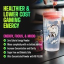 Gamersupps, GG Energy Red Raspberry (100 Servering) - Keto Friendly Gaming Energy og Nootrop Blend, Sukker Free + Organic Coffein + Vitamin, Powder Drikke