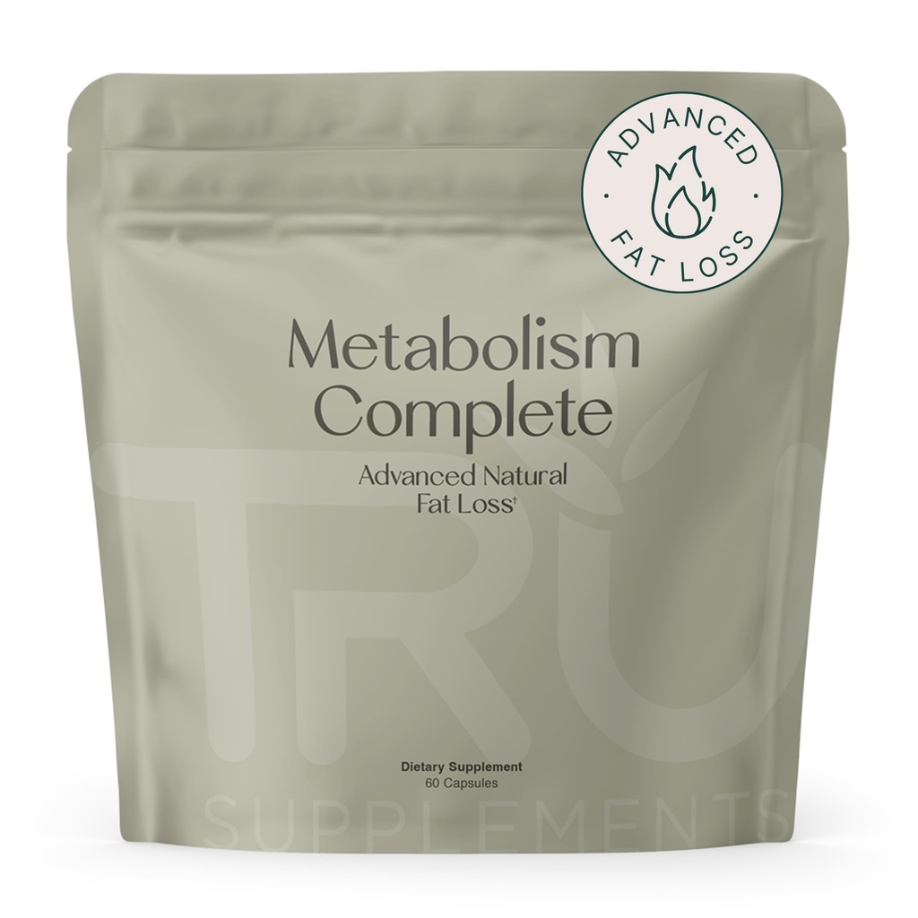 TRU Kosttilskud Metabolisme, Advanced Fat Tab, Fight Cravings, Boost Mood, Ingen Jitters eller Crash, 30 Servere